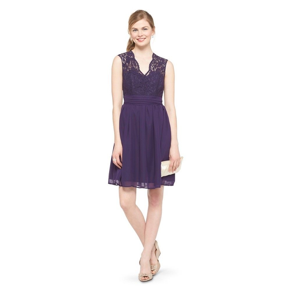 tevolio dark purple dress